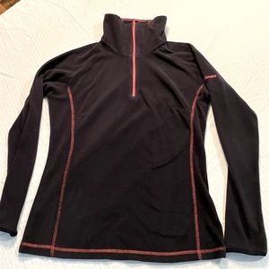 Women’s Black Columbia 1/4 Zip Pullover Size M